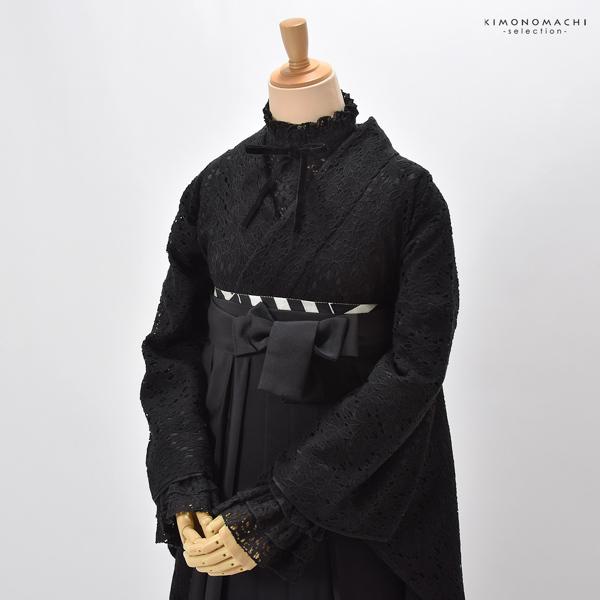 レース付け袖「黒 白」つけ袖 3段フリル 重ね着 レイヤード エレガント