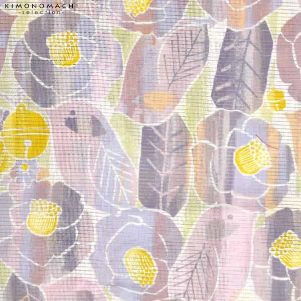 浴衣 レディース ブランド浴衣 単品 「みすゞうた M2213 花と鳥 かすみ