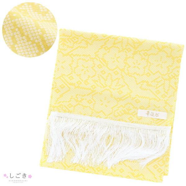 七五三小物セット 7歳 ブランド 華徒然 「朱赤色 波に鶴、松藤