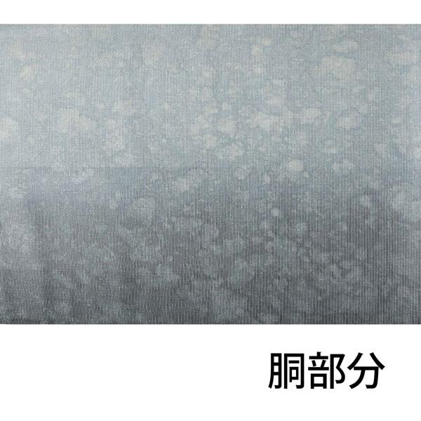 【中古品】仕立て上がり 袋帯 「グレー　芭蕉羅　箔無地」 羅 洒落帯 【メール便不可】