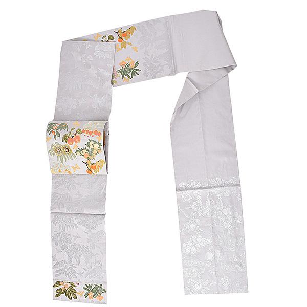 Prices down）帯 中古 美品 袋帯 「四季果実文」山口美術織物謹製