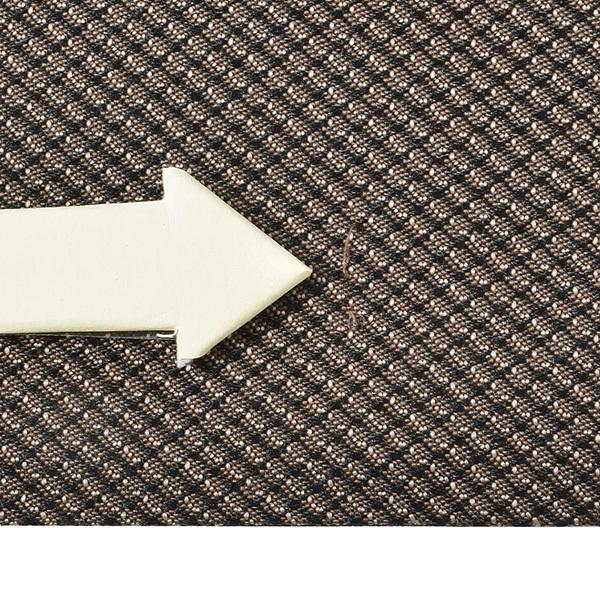 【中古品】「黒 粒つなぎ格子 寄せ小紋文様」仕立て上がり 袋帯 お太鼓柄 正絹【メール便不可】