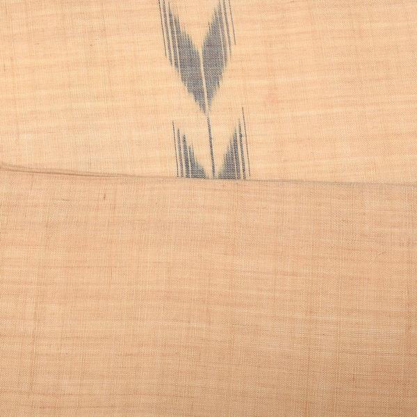 【中古品】仕立て上がり 九寸名古屋帯 「生成りに矢羽」 上布 【メール便不可】