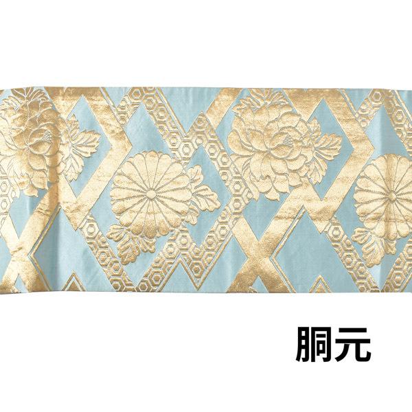 着物　帯　袋帯　美品!! 銀座【L-8016】袋帯 紺鼠色 鳥獣華文 - 銀座きもの青木｜長く