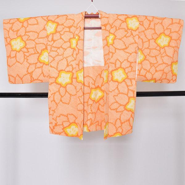 専用です　本総絞り＊正絹＊クリームオレンジの着物と長襦袢 専用です 本総絞り＊正絹＊クリームオレンジの着物と長襦袢 専用です