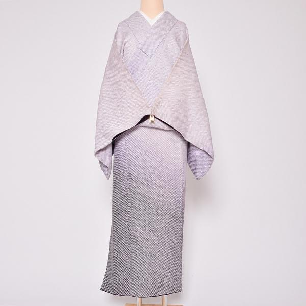 総絞り】正絹袷着物