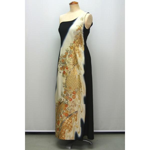 注目ブランド 結婚式 和ドレス 着物リメイクドレス 留袖 一点物の正絹留袖ドレス 留袖ドレス 参列 11号 1139 送料無料 日本製 絹 正絹 ワンピース ステージ衣装 フォーマルドレス 親族 母親 ドレス Williamsav Com