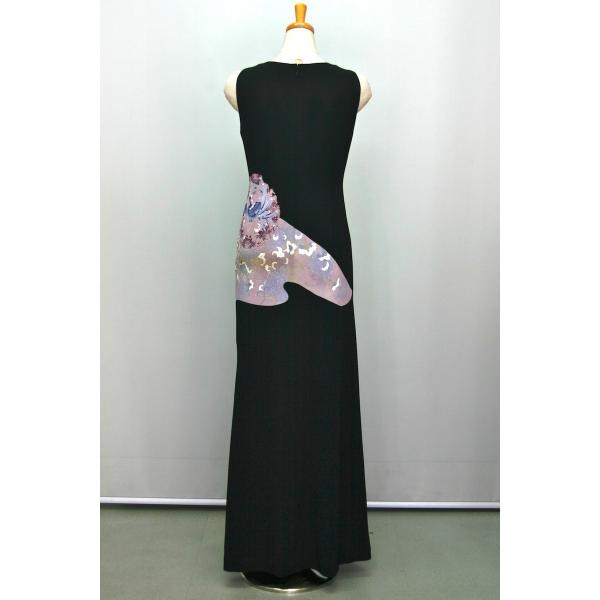 一点物の正絹留袖ドレス 着物リメイクドレス 結婚式 結婚式 母親 ワンピース フォーマルドレス 留袖ドレス 親族 ワンピース 着物リメイクドレス 和ドレス 送料無料 9号 参列 日本製 正絹 15 Kimono文珠庵