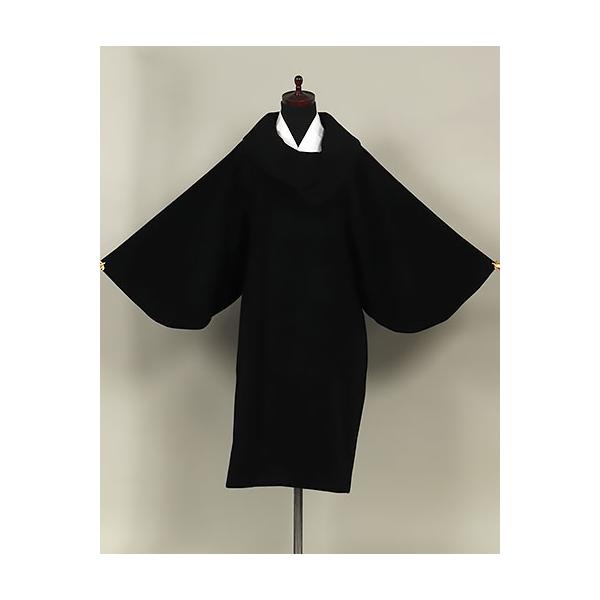 ÉLU RÊVE カシミア和装コート【未使用】 和遊館 即決eha3312 カシミヤ混 ロール衿 和装用 高級 ロングコート 黒