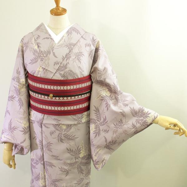 小紋単衣着物日本製生地洗える着物薄霞色藤s M L ワイド Buyee 日本代购平台 产品购物网站大全 Buyee一站式代购bot Online