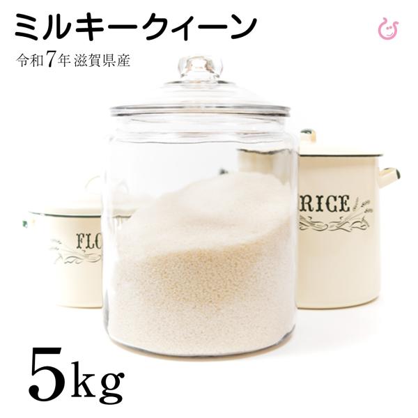 白米 玄米 ミルキークイーン 5kg 滋賀県産 令和7年 爆買 80