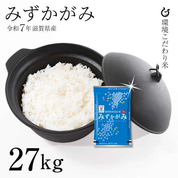 【特A評価獲得】白米 みずかがみ 27kg 滋賀県産 令和7年 120
