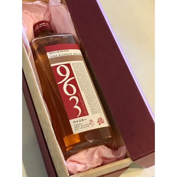 笹の川 963 ブレンデッド ウイスキー 赤ラベル 700ml : くろいそ