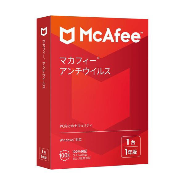 マカフィ MAB31JNR1R1YM マカフィー アンチウィルス 1年版 1台 Windows対応  78