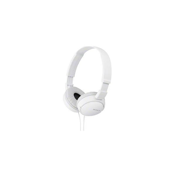 ソニー MDR-ZX110／W 密閉ダイナミック ステレオヘッドホン 1.2m