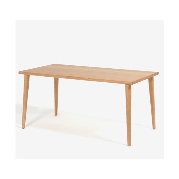 大塚家具 ダイニングテーブル「ユノ3」幅150cm レッドオーク材ホワイト