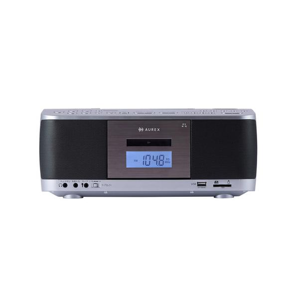 東芝 AX-KCR70(S) CDラジカセ 声くっきり機能搭載 Bluetooth録音対応 シルバー