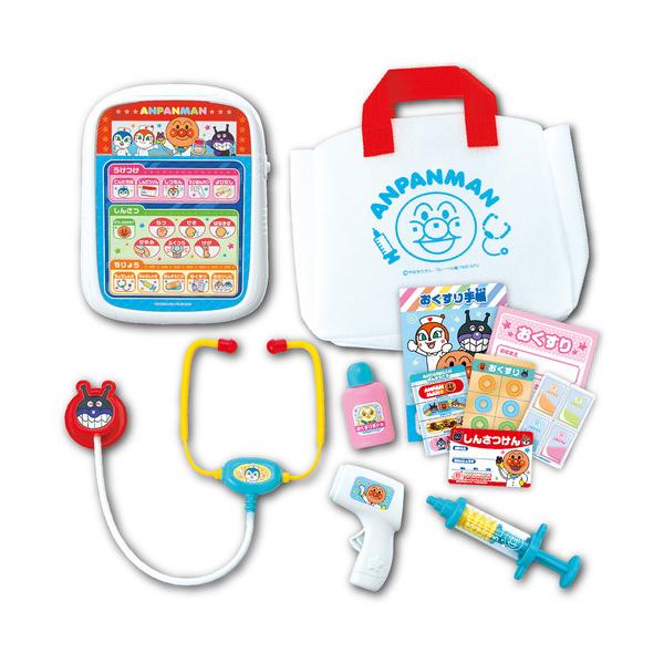 他サイト： ジョイパレット おしゃべりがいーっぱい電子カルテ アンパンマンDXおいしゃさんセットの商品画像