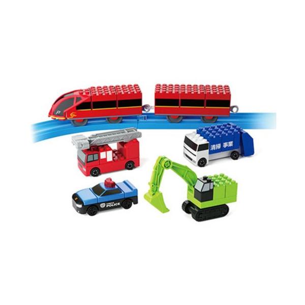 他サイト： タカラトミー トミカ・プラレールブロック エントリーセットの商品画像