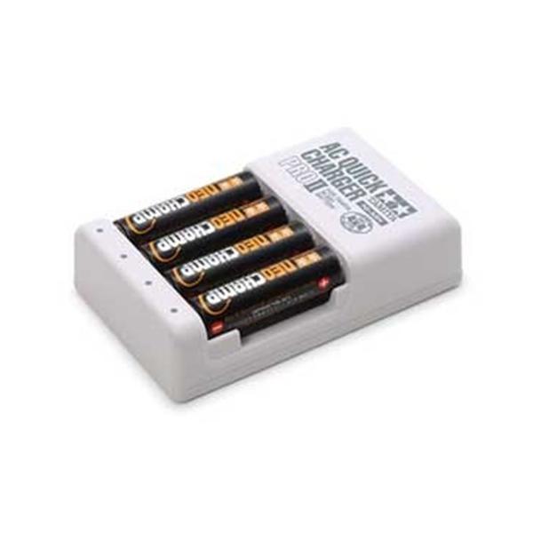 他サイト： タミヤ 単3形ニッケル水素電池 ネオチャンプ（4本）と急速充電器PRO II（55116）の商品画像