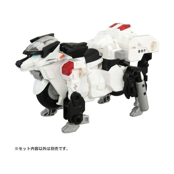 タカラトミー トミカ ジョブレイバー デカライドアーマー白バイ 警察犬ワンワンマル
