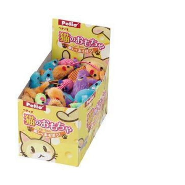 ペティオ ねずみのおもちゃセットボックスセットボックス 猫用