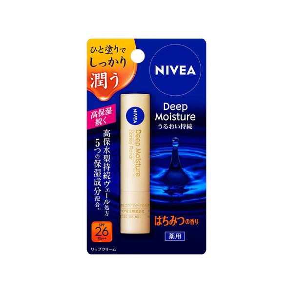 花王(Kao) ニベア ディープモイスチャーリップ はちみつの香り (2.2g)