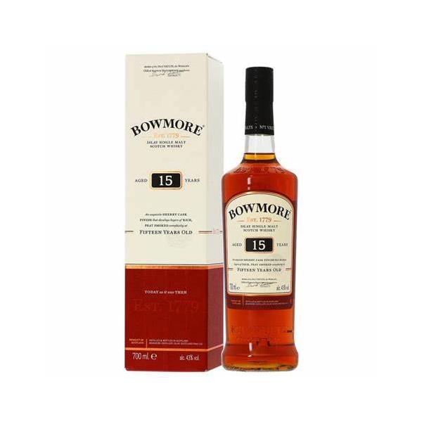 ボウモア スコッチウイスキー ボウモア15年 カートン付 正規品 700ml