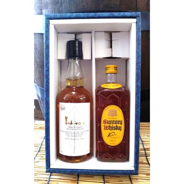 イチローズモルトホワイトラベル2本セット　角瓶おまけ イチローズモルト 御中元 ウイスキー イチローズ モルト ホワイト