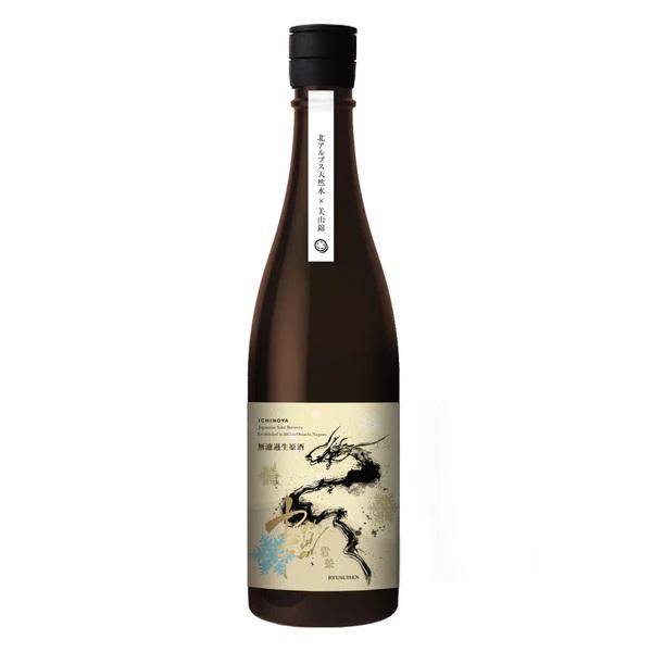 桜葉源氏と白竜錦 日本酒 RYUSUISEN 雪華 美山錦 無濾過生原酒 720ml 箱無し 市野屋 長野