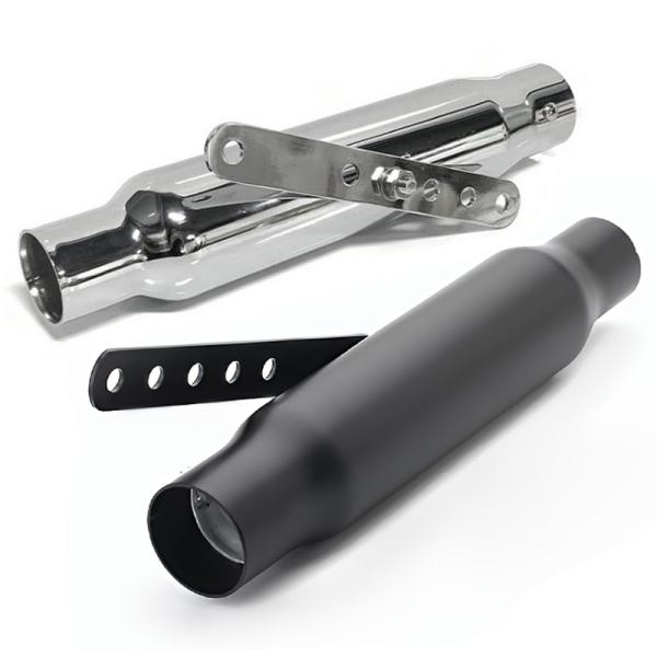 SR400 ショート　シガーマフラー　トランペット　社外マフラー Amazon | MOTOR ROCK SR400/500用 FLAKES トランペットマフラー