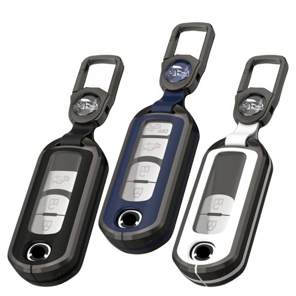 マツダ1 メタル TPU スマートキーケース キーカバー アクセラ アテンザ デミオ ビアンテ プレマシー ロードスター CX3 CX5 CX7 CX8 MPV