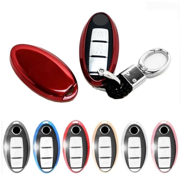 日産車用 Tpu スマートキーケース キーカバー キーホルダー付き ニッサン スカイライン ティアナ ノート フーガ マーチ リーフ ステージア キューブ 送料無料 Buyee Buyee บร การต วกลางจากญ ป น ซ อจากประเทศญ ป น