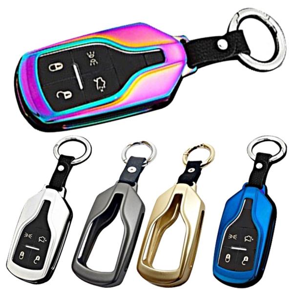 マセラティ車用 ゴージャスメタル スマートキーケース キーカバー ギブリ クアトロポルテ グランカブリオ グランスポーツ グランツーリズモ スパイダー/送料無料