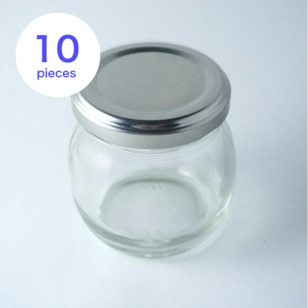 キャンドルワックスを注いでオリジナルキャンドル制作にお使い頂けるガラスジャーです。蓋は全4色（シルバー・ゴールド・マットブラック・ホワイト）からお選びいただけます。※海外製品のため、ゆがみや気泡、キズがある場合がございます。予めご了承くださ...