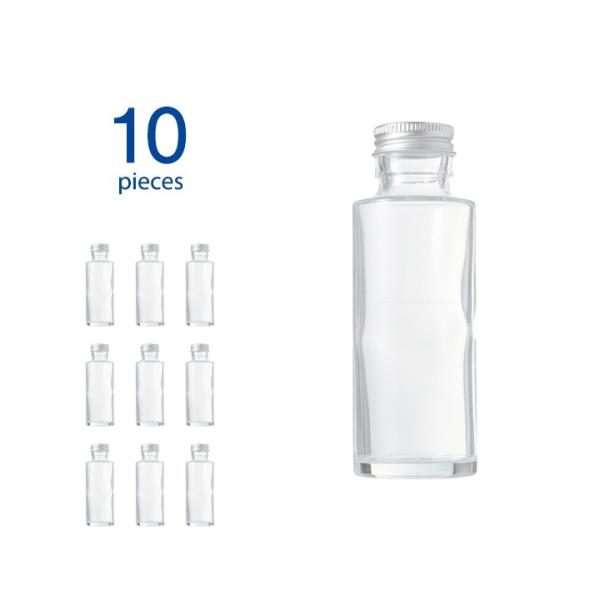 ハーバリウム用にお使いいただくのにぴったりな瓶です。入れても締め易いスクリューキャップでしっかりと密封します。■サイズ　高さ約12.4cm x 幅約4.5cm　口径約2cm■容　量　114ml(±3.5ml)