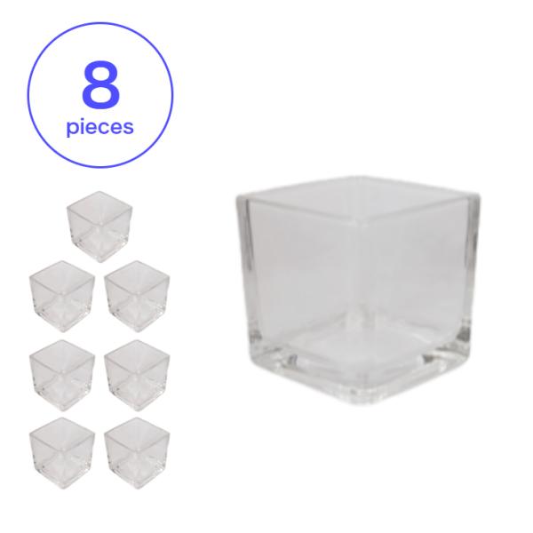 キャンドルワックスやジェルワックスを注いでオリジナルキャンドル制作にお使い頂けるグラスです。キャンドルのホルダーの容器などにもお使い頂けます。フィルムつきなので、ほこり防止に役立ちます。■サイズ：5cm×5cm■容量：68〜75ml　※入荷...