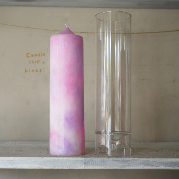 キャンドル製作用、ポリカーボネイト製の型（モールド）です。高さ20.0cm x 幅 6.0cm の円柱（ドームトップ）型キャンドルが作れます。・ワックスが漏れる場合は、ワックスを注いだ後に、型の底面を水に浸すようにしてください。■サ イ ズ...