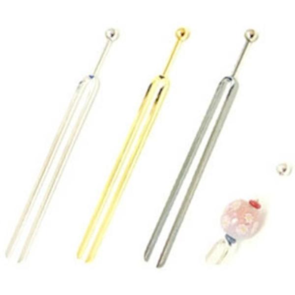 「ホルダーかんざしA2」かんざし 二本足 パーツ 金具 シンプル 手芸 材料 素材