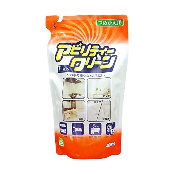 他サイト： 友和Tipo's アビリティークリーン詰替 400mLの商品画像
