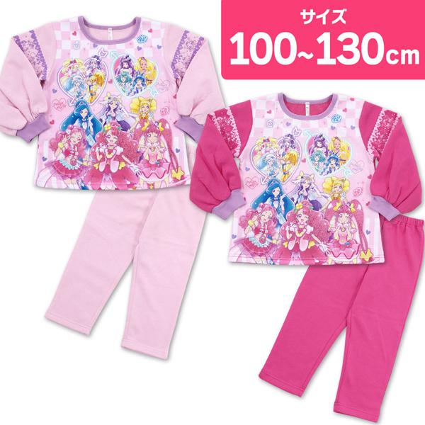 プリキュアオールスターズ 寝ても覚めても光るパジャマ 裏起毛 キナズyahoo 店 通販 Yahoo ショッピング
