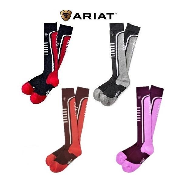 Ariat TEKスリムラインパフォーマンスソックス です。つま先 踵には圧力分散パッドが入り快適さを提供します。甲から土踏まず部分には通気性のあるメッシュラップによるアーチサポートで、ずれることなくフィット感抜群。男女を問わないデザイン。...