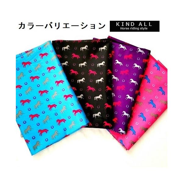馬好きのための　馬柄(1)　75cm×50cm　綿PVC加工　防水　ハギレ　布　乗馬　馬術  ハンドメイド　小物づくり