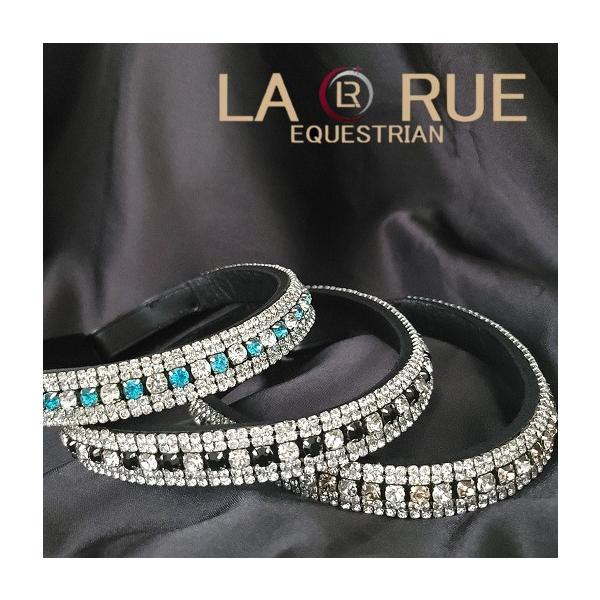 送料無料 LA・RUE スワロフスキークリスタル 5ライン カーブ額革 送料無料 LA・RUE スワロフスキークリスタル 5ライン カーブ額革