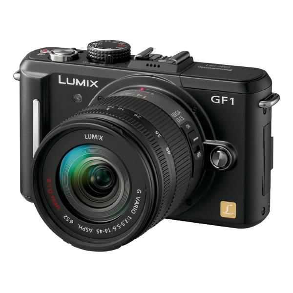 パナソニック ミラーレス一眼カメラ GF1 レンズキット(14-45mm/F3.5-5.6標準ズームレンズ付属) エスプリブラック DMC-