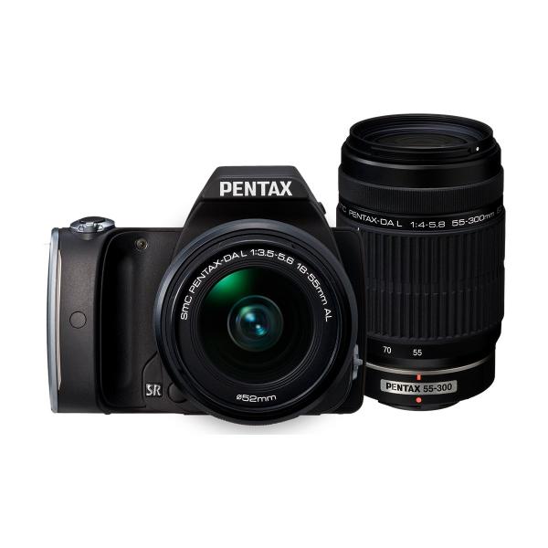 RICOH デジタル一眼レフ PENTAX K-S1 300ダブルズームキット DAL18-55mm・DAL55-300mm ブラック PE
