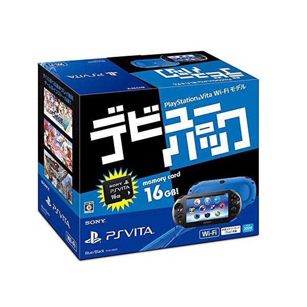 PlayStation Vita デビューパック Wi-Fiモデル ブルー/ブラック 