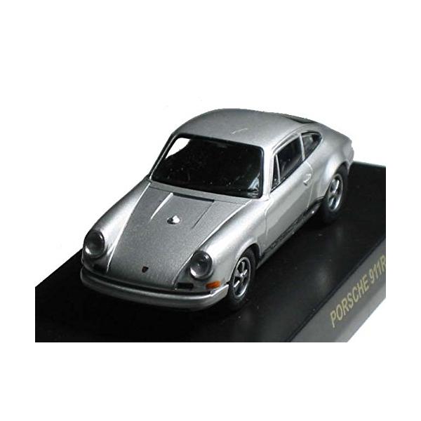 京商 1/64 ポルシェ ミニカーコレクション3 ポルシェ 911R 銀 