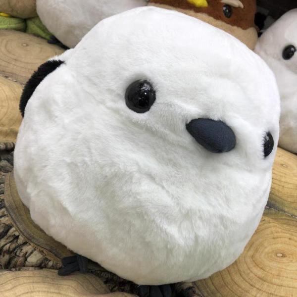 ぬいぐるみふくふくシマエナガ脂肪丸いスズメ羽根ぱたぱた本物そっくり動物ゾンチーアニマルキャラクター萌え萌えふわふわもふもふやわらかい癒し系人気イ 便
