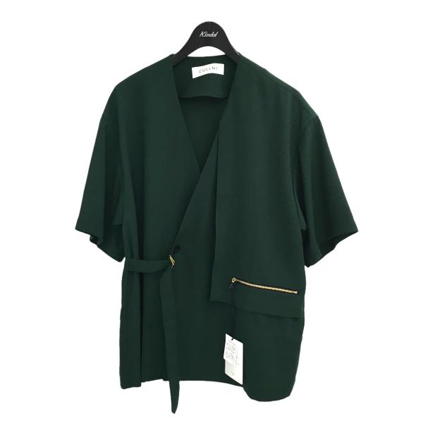 超可爱 【美品】CULLNI テーラーカラー 半袖ダブルジャケット(22-SS